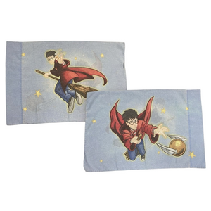 Vintage Harry Potter Golden Snitch Quidditch Pillowcase Standard Size